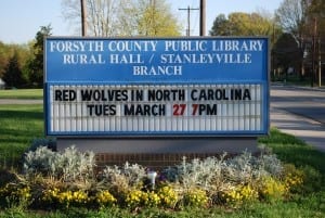 Two Sisters take their Wolf Education Program “On the Road!”